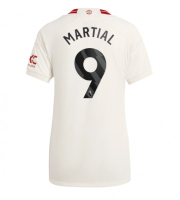 Manchester United Anthony Martial #9 Tercera Equipación Mujer 2023-24 Manga Corta